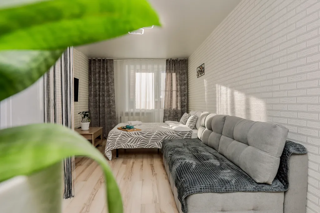 Новая студия  с 2-мя раздельными спальными местами от Город 18