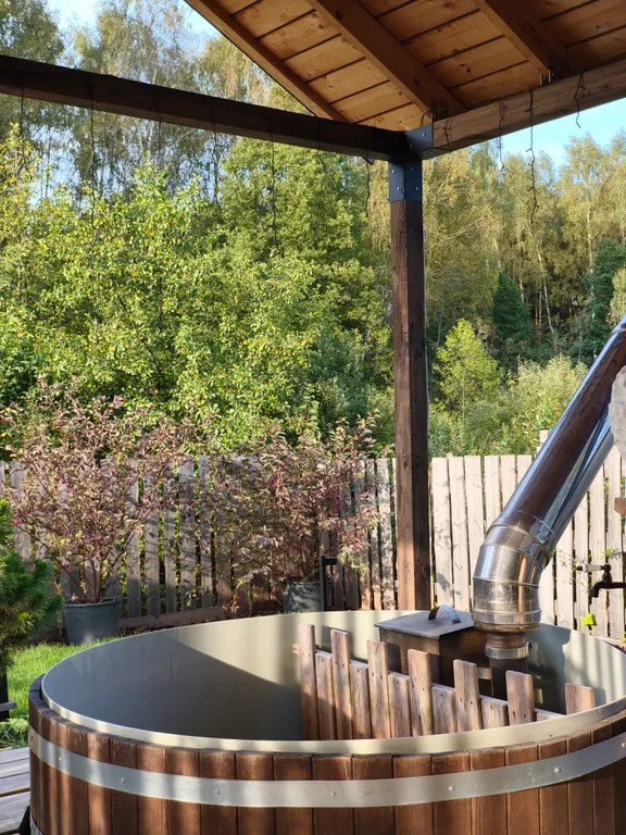 Барнхаус для отдыха у леса и реки