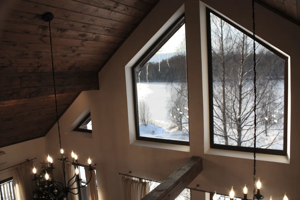 Шале с сауной на берегу реки