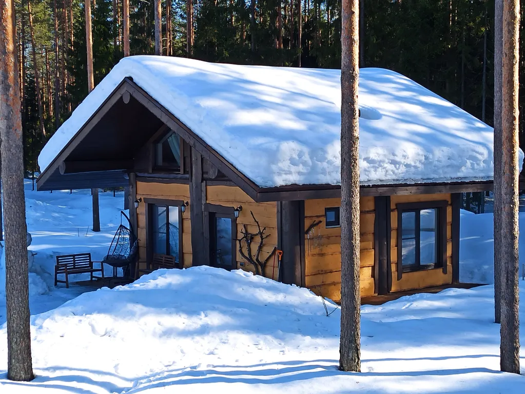 Коттедж Коттедж 70м на краю леса — Агалатово