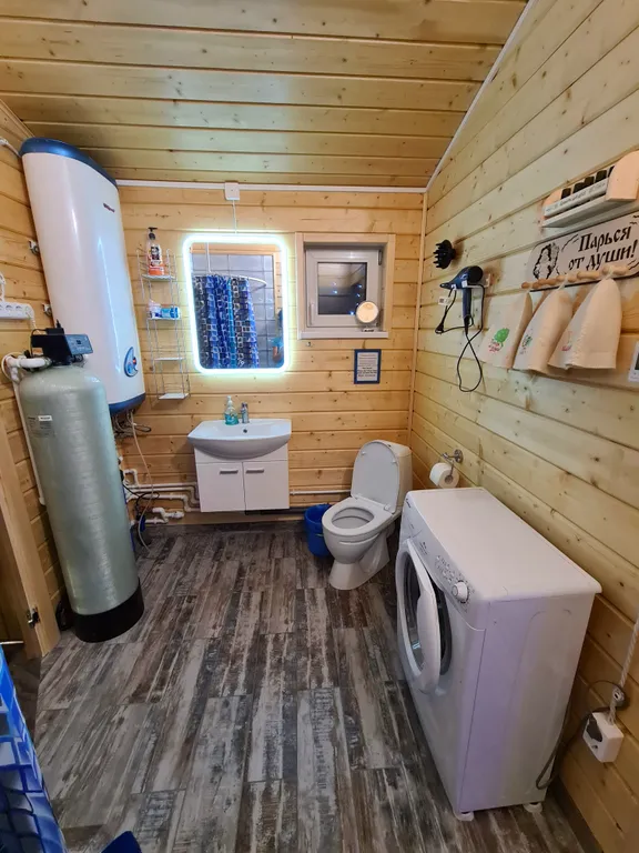 Дом Небесный с сауной и купелью на берегу Ладожского озера