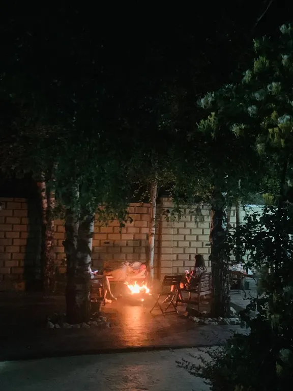 Дом с камином и баней на дровах в райском уголке