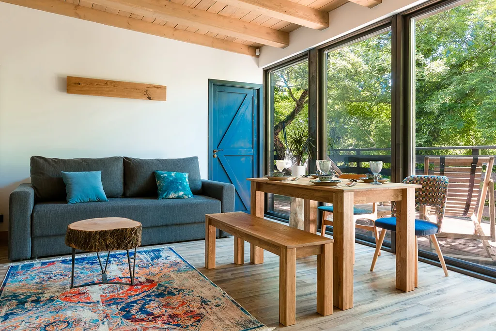 Панорамные апартаменты делюкс с террасой и видом на парк