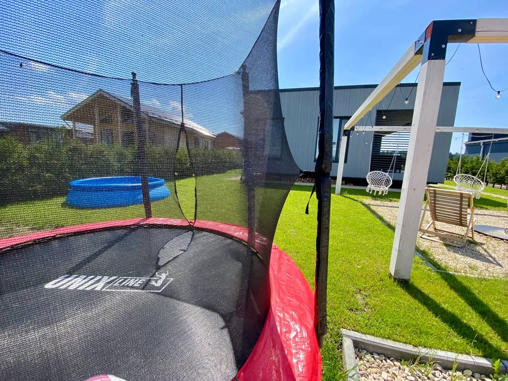 Дом с красивой костровой зоной