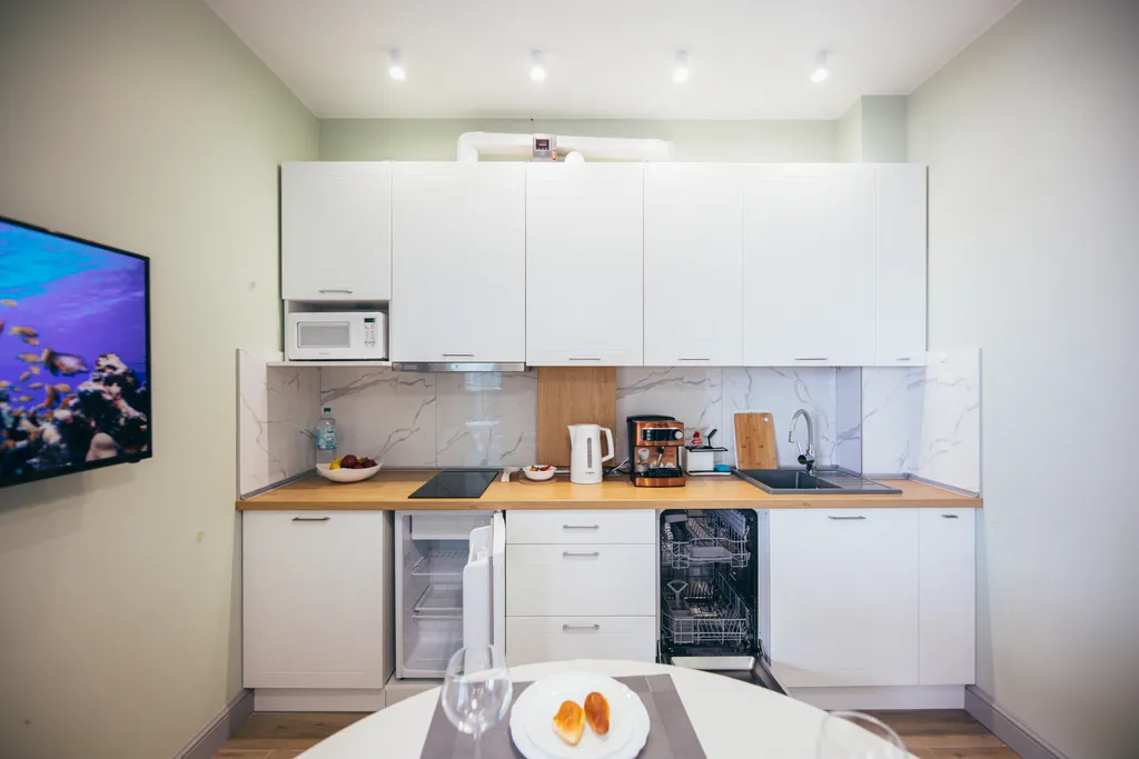 Квартира Olive marine resort с видом на море и большой террасой