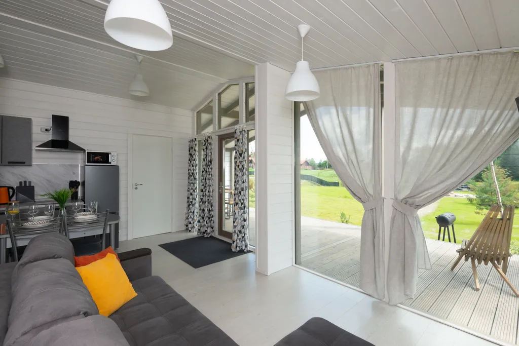 Дом Комфортный на заливе реки Нерль с видом на лес