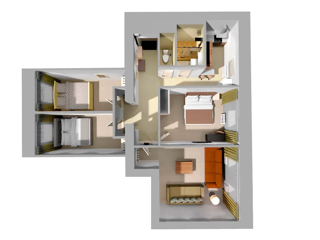 4-комнатная Квартира