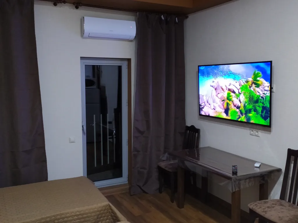 Студия с видом на горы и лес