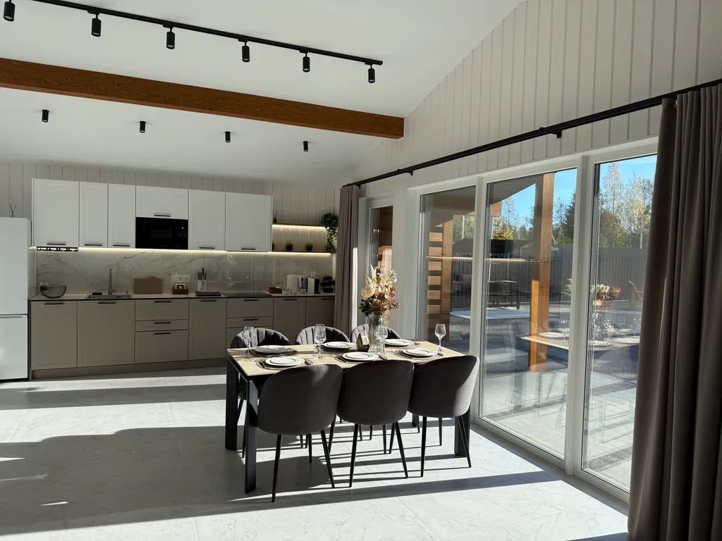 Коттедж Коттедж с сауной и чаном — Новожилово