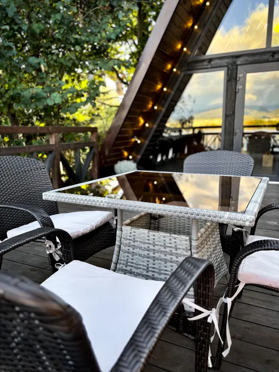 А-фрейм 1 домик на озере