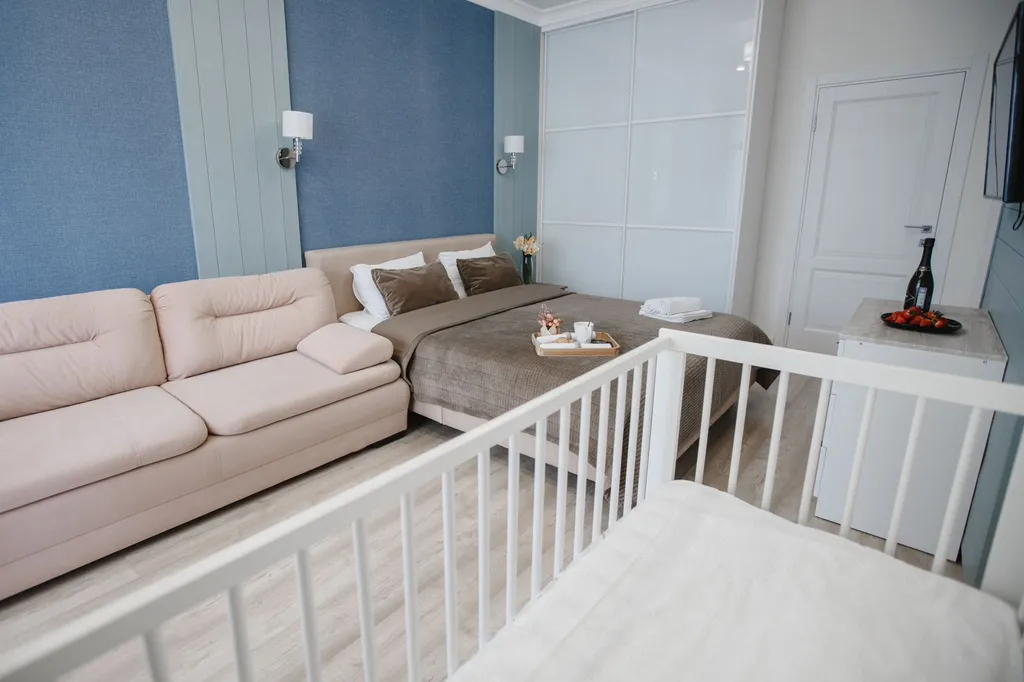 Квартира Двухкомнатная квартира, 2 санузла, 4 кровати — Геленджик