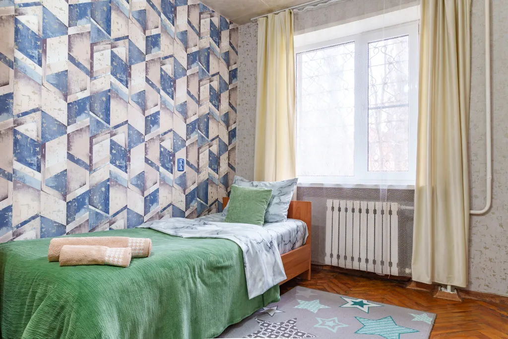 Комфортабельная трёхкомнатная квартира(7 гостей 5 спальных мест)