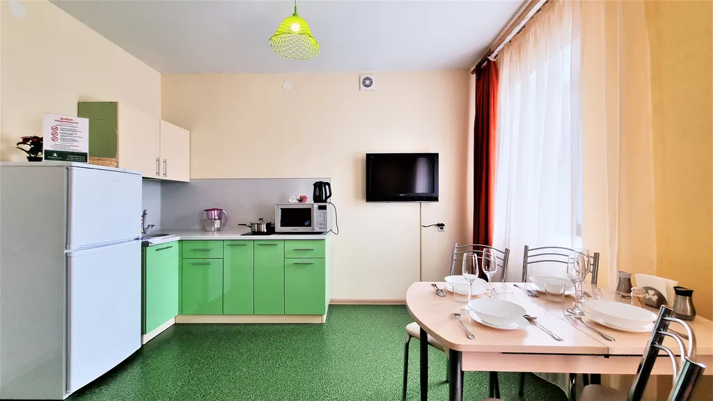 Квартира Апартамент добрый дом рядом с жк новин — Тюмень