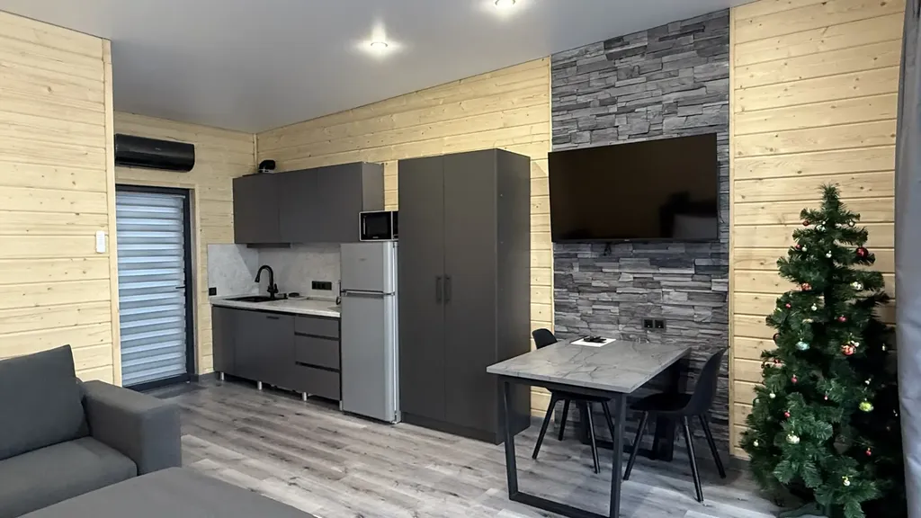 Дом Трио 17 с шикарным видом на реку Архыз