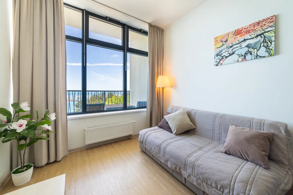 Двухкомнатные апартаменты с видом на море