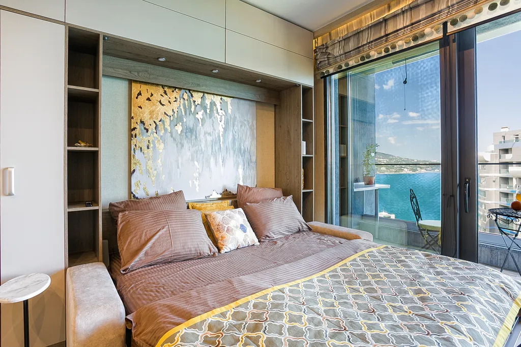 Двухкомнатный апартамент с видом на море с террасой с 2 санузлами