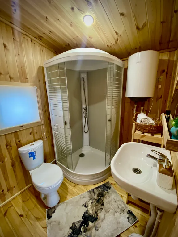 Домик с чаном и сауной