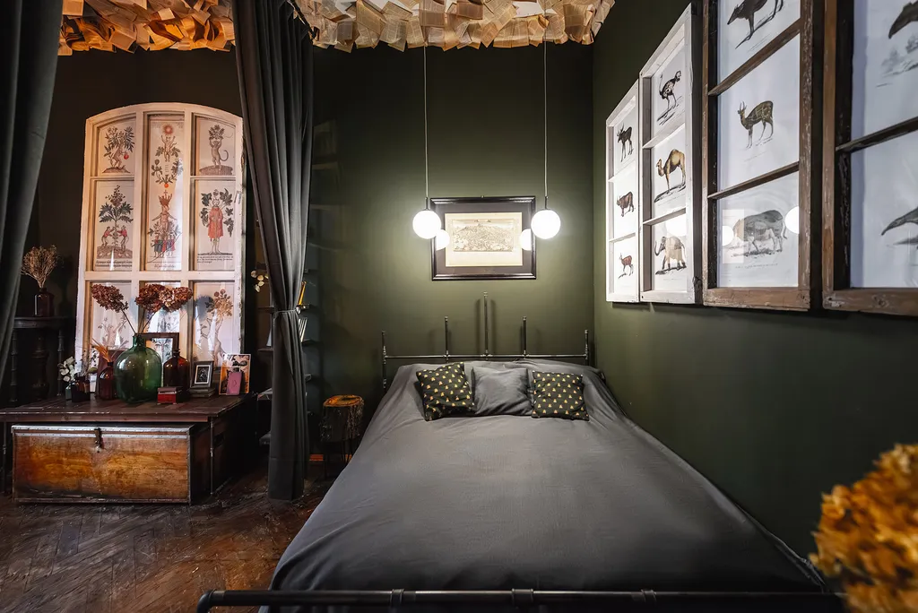 Квартира Арт-квартира с потолком из книг — Москва