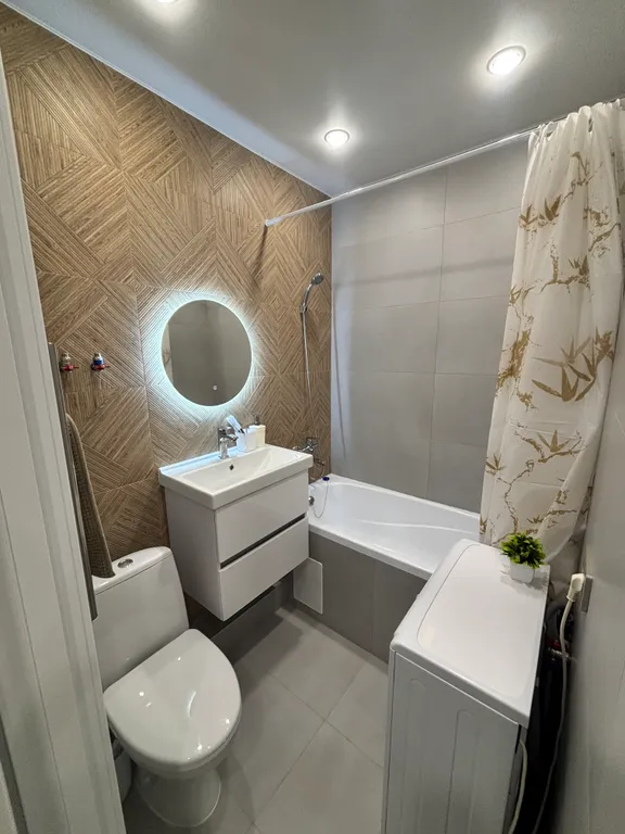 Уютная студия с красивым видом на город