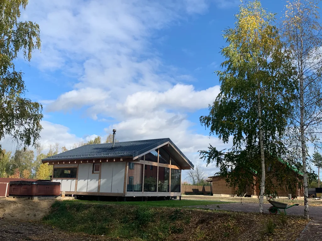Коттедж Дом с баней в глемпинге Байкал — Павловский Посад