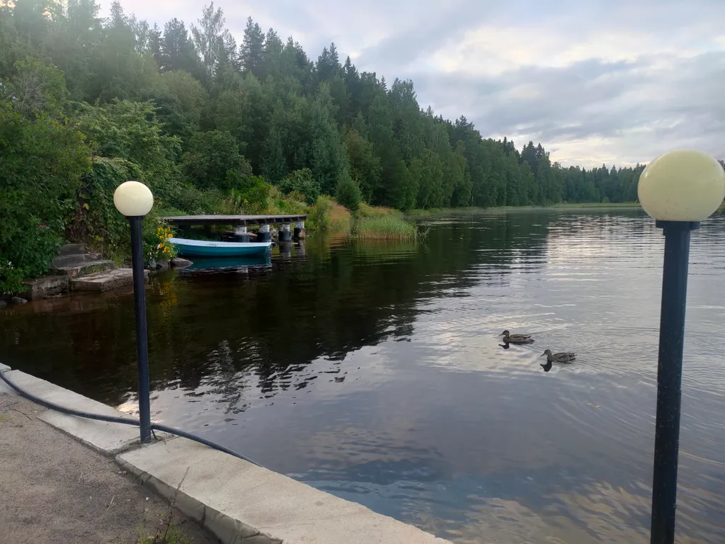 Дом на берегу озера без соседей