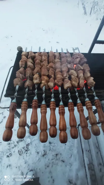 Дом A-frame с сибирским чаном на бревнах