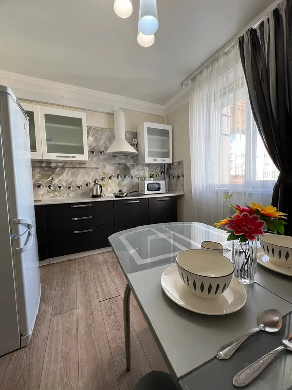 Квартира с красивым видом из окна и новым ремонтом