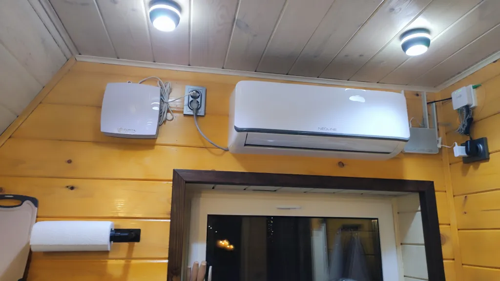 Дом А-фрейм с банным чаном