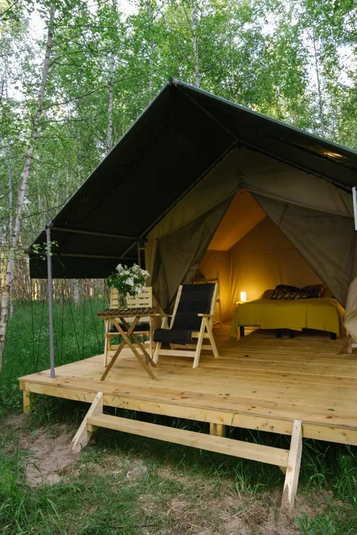 Уютный глэмпинг в экологически чистом уголке
