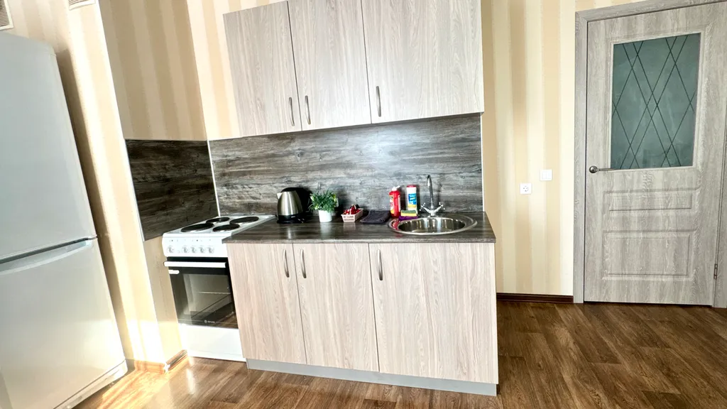 Студия с красивым видом на город