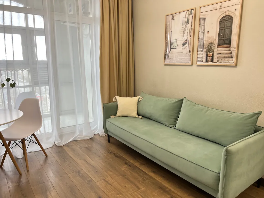 Уютные однокомнатные апартаменты в центре города