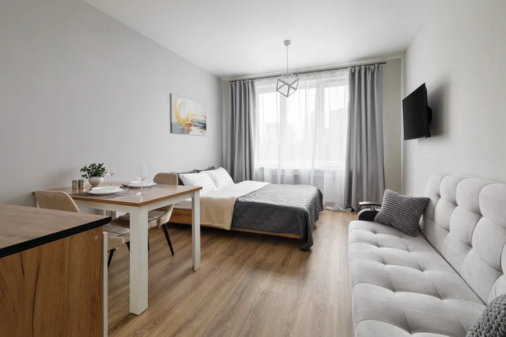 Квартира Большая новая студия рядом с Шереметьево — аренда посуточно в Химки