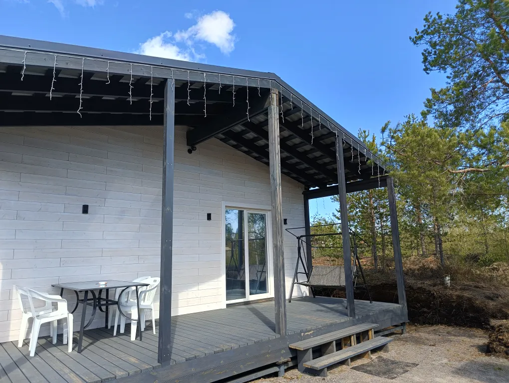 Коттедж с сауной и террасой