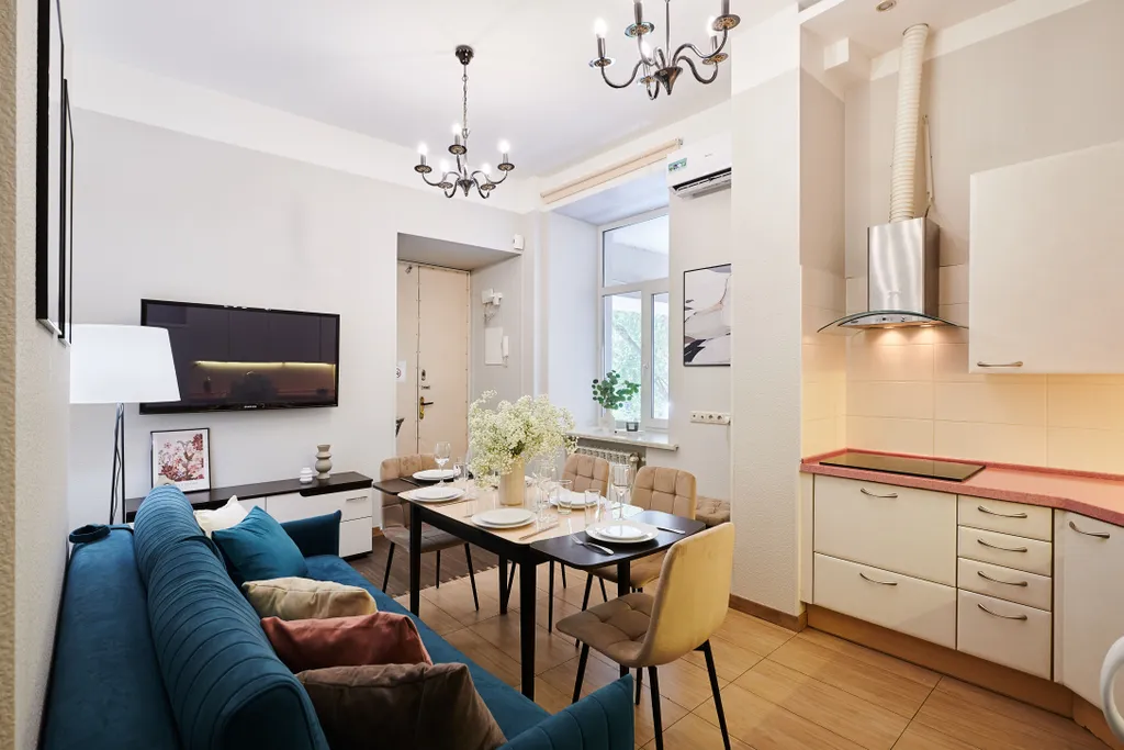 Квартира Квартира Стильная Четверка в Доме на Набережной — Москва