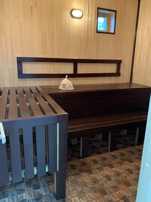 Комфортабельный коттедж с русской баней на дровах