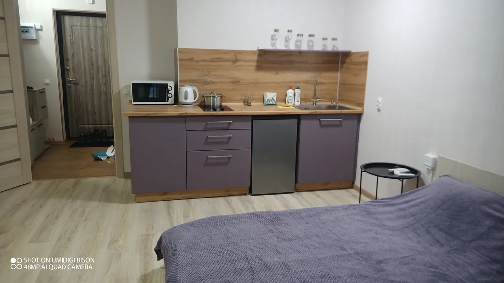 Уютная студия в новом доме с хорошим видом