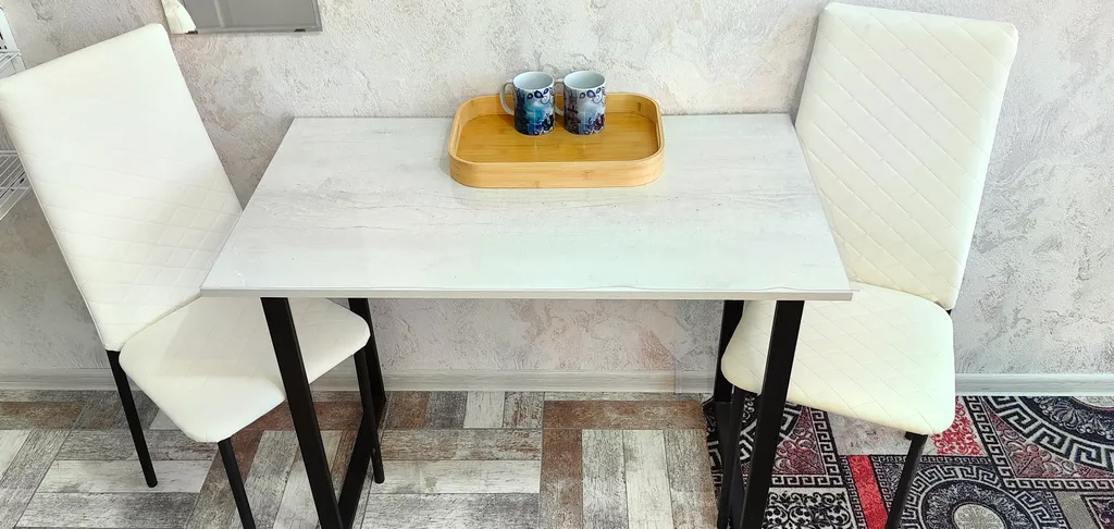 Уютная студия с балконом, отоплением, кухней, стиралкой, беседкой, парковкой