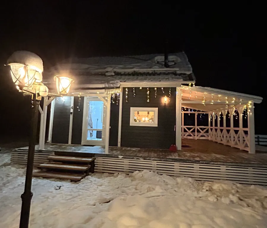 Голландский домик у леса