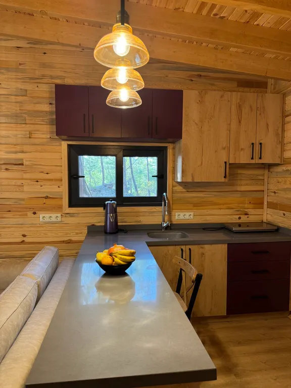 Просторное эко бунгало в сосновом лесу на побережье Турции