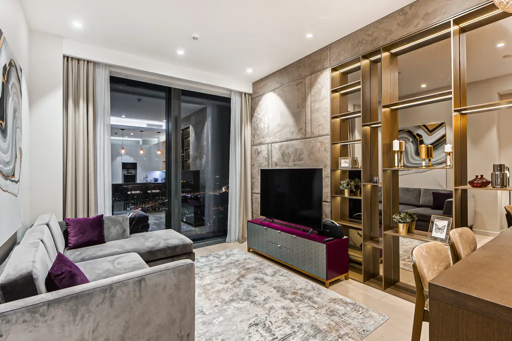 Квартира Уютный стильный романтичный апартамент на 60м этаже Neva Tower — аренда посуточно в Москва