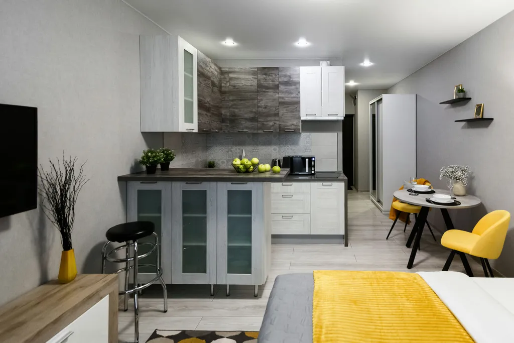 Квартира Квартира Видовая студия с панорамным балконом в ЖК Арго — Самара