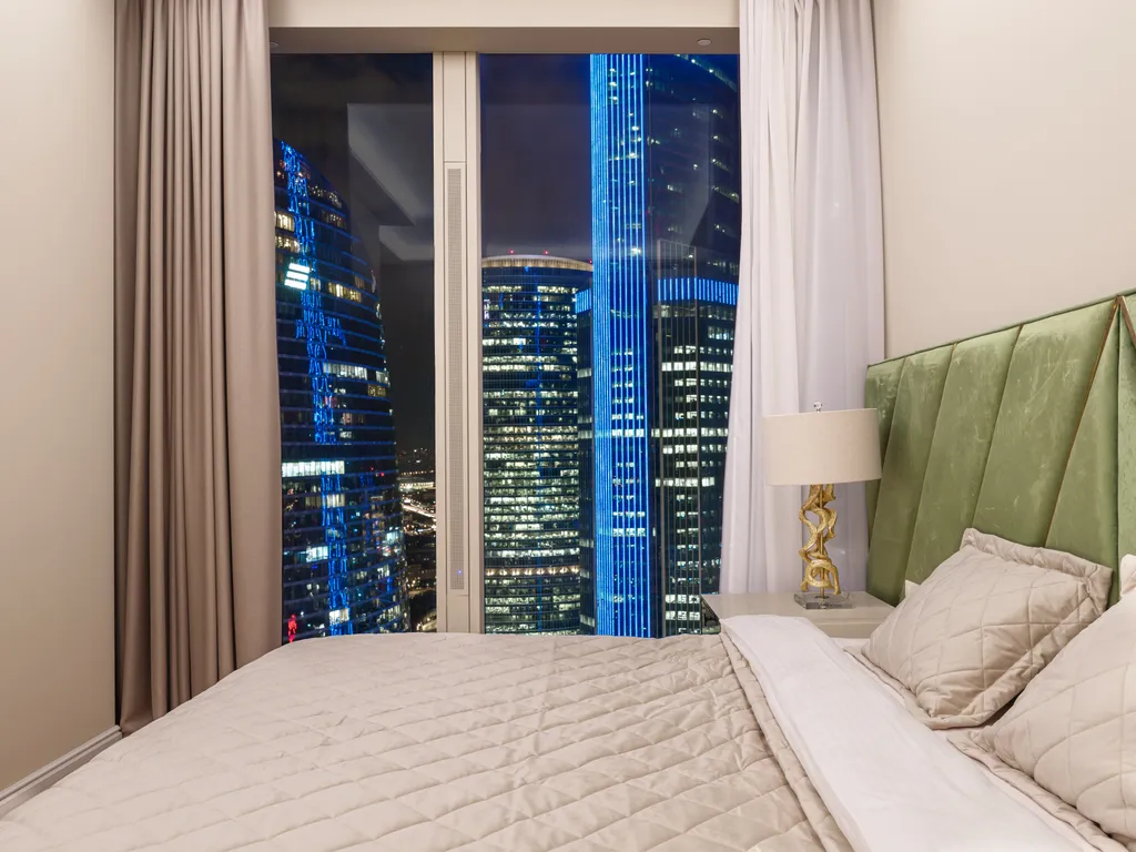 Просторный апарт с шикарным видом на башни