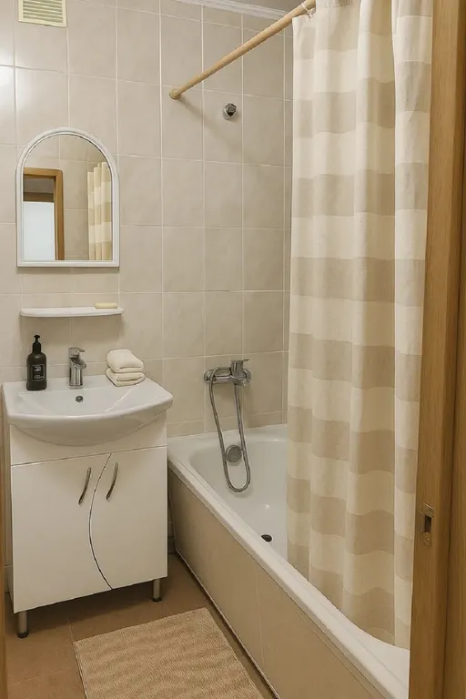 1-комнатная квартира в центре у достопримечательностей с закрытым двором