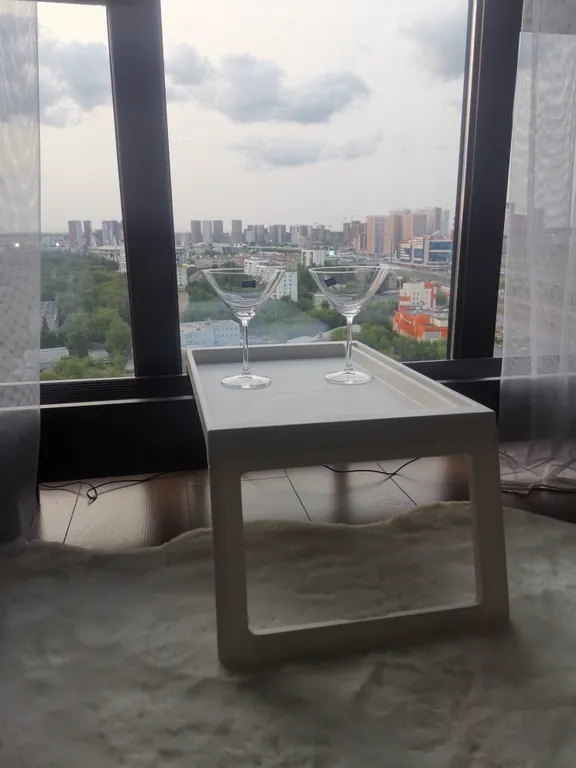 Квартира Квартира Уютная видовая студия возле метро и МЦК — Москва