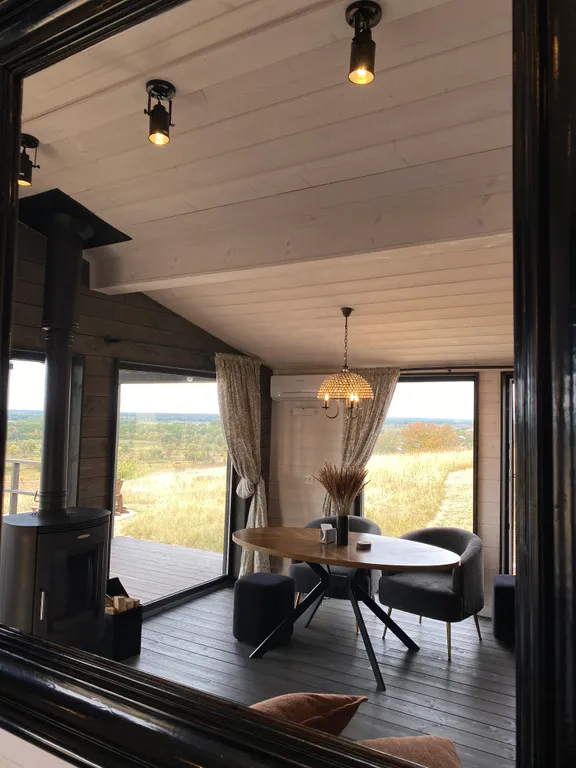 Дом в деревне с городским комфортом и русской баней