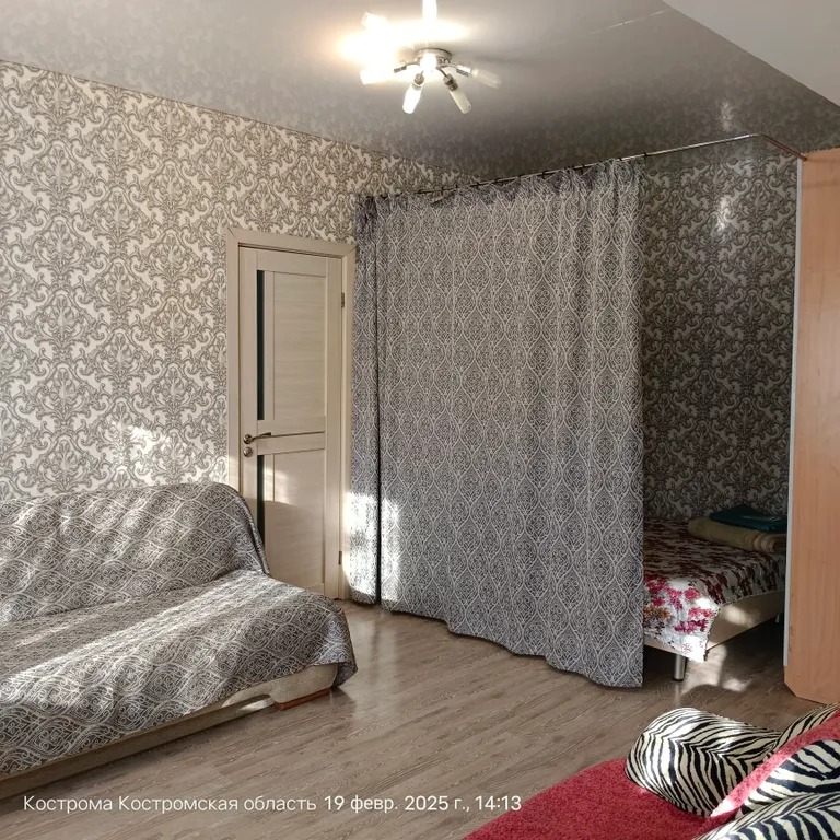 Двухкомнатная у Волги, 6 раздельных спальных мест