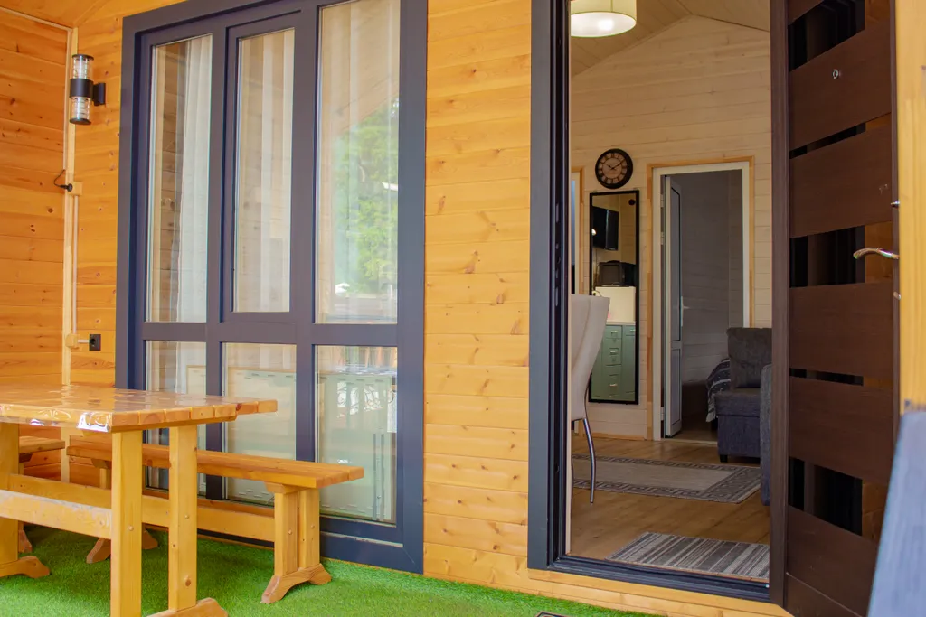 Шале около гор Кавказа