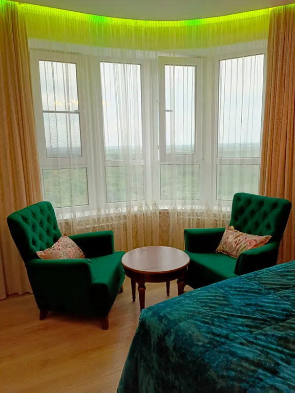 Апартаменты в ЖК Левобережье с панорамным видом