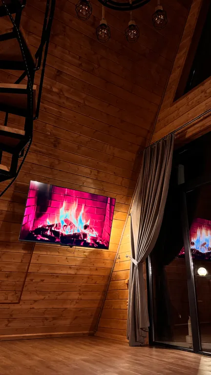 Коттедж Уютный домик A-Frame с видом на горы — Архыз