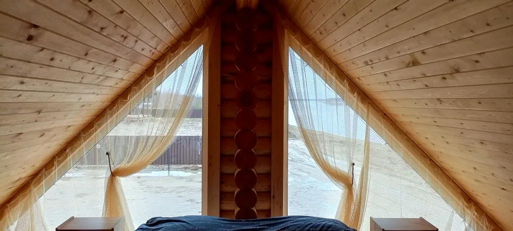 Дом с баней на берегу Северной Двины